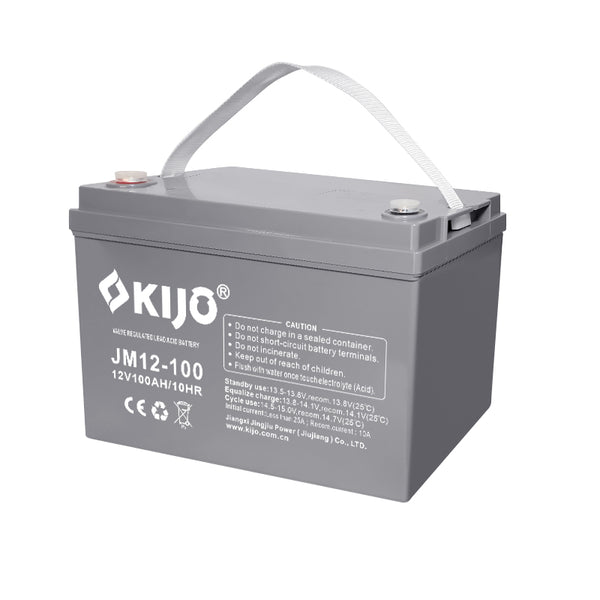 JM Series 12V 100Ah 32.5kg AGM Deep Cycle Battery